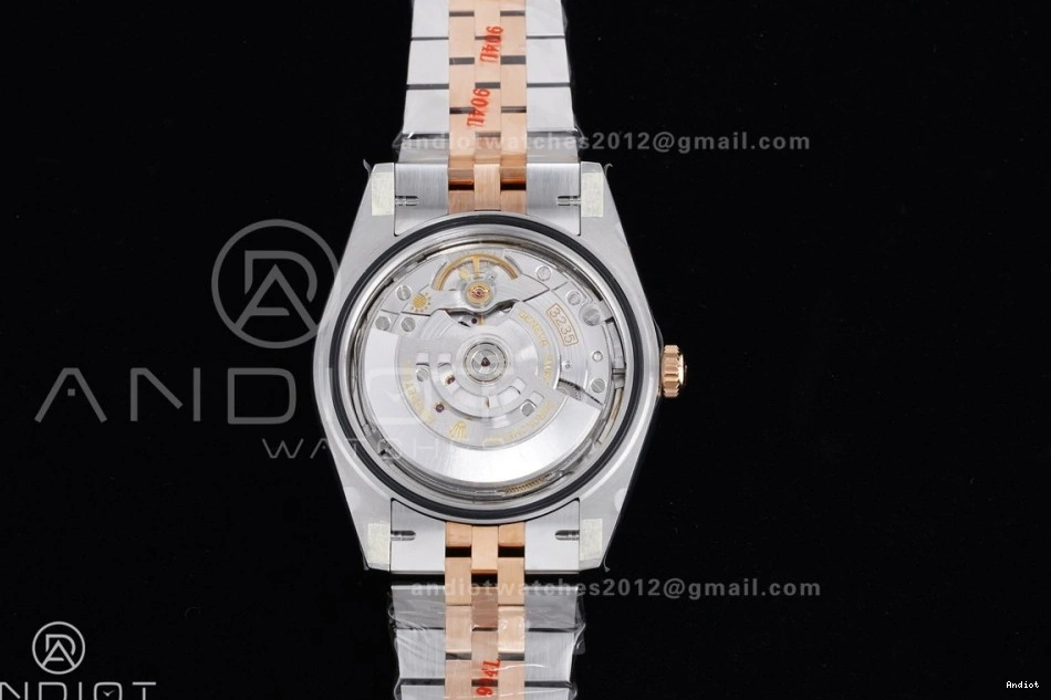 126331 Best SH3235 RG Jubilee Diamonds 1:1 SS DateJust Steel 41 on Dial Bracelet RG Edition Clean 904L 0325